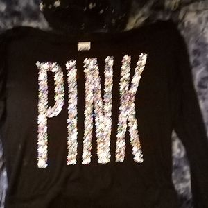 Victoria's secret bling long sleeve t-shirt